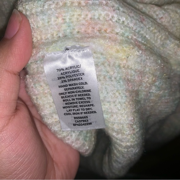 Bp Rainbow Pastel Knit Sweater - Picture 6 of 6